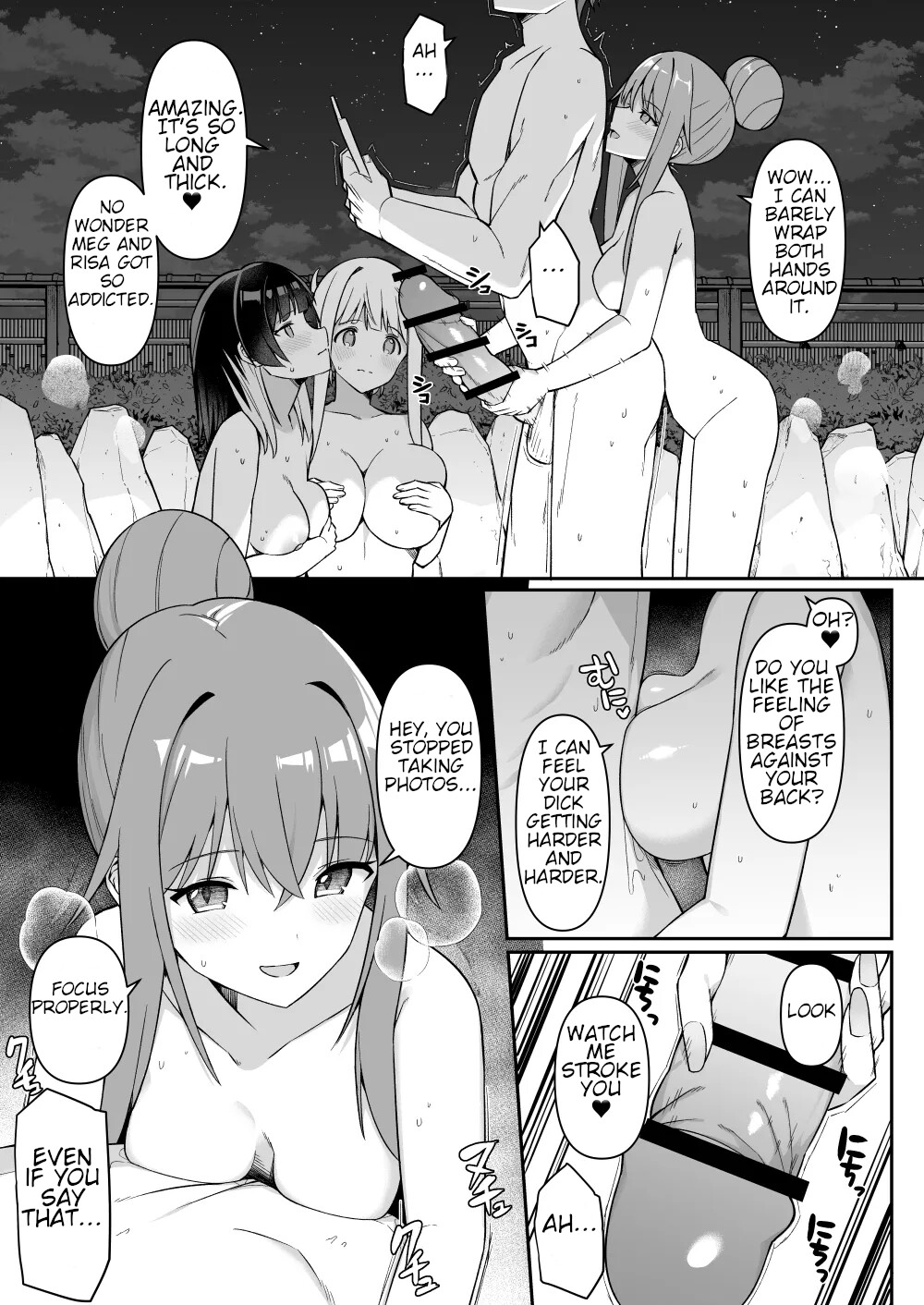 Hentai Manga Comic-Gals on a Hot-spring Inn Trip are Shown Who's Boss by their Big Dick Waiter 2-Read-14